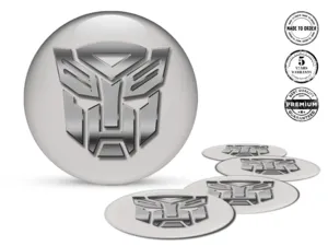 Emblema Ruota Drift Design Sleek Badge Cupola